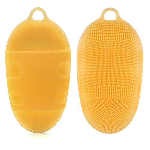 1Pc Silikon Badekörperbürste Peeling Rückenwäscher Gesichtsreinigungsbürste Sanfte Massage von Ulalaza