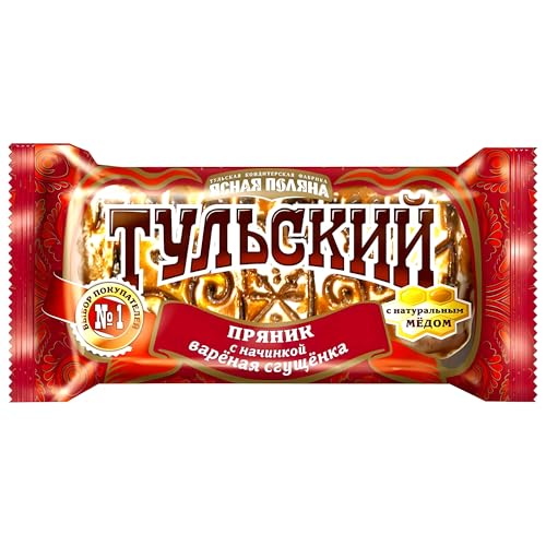 Lebkuchen "Tulskij" mit Kondensmilch-Füllung, 11er Pack Pfefferkuchen Rührteiggebäck(11x 140g) von Ulan