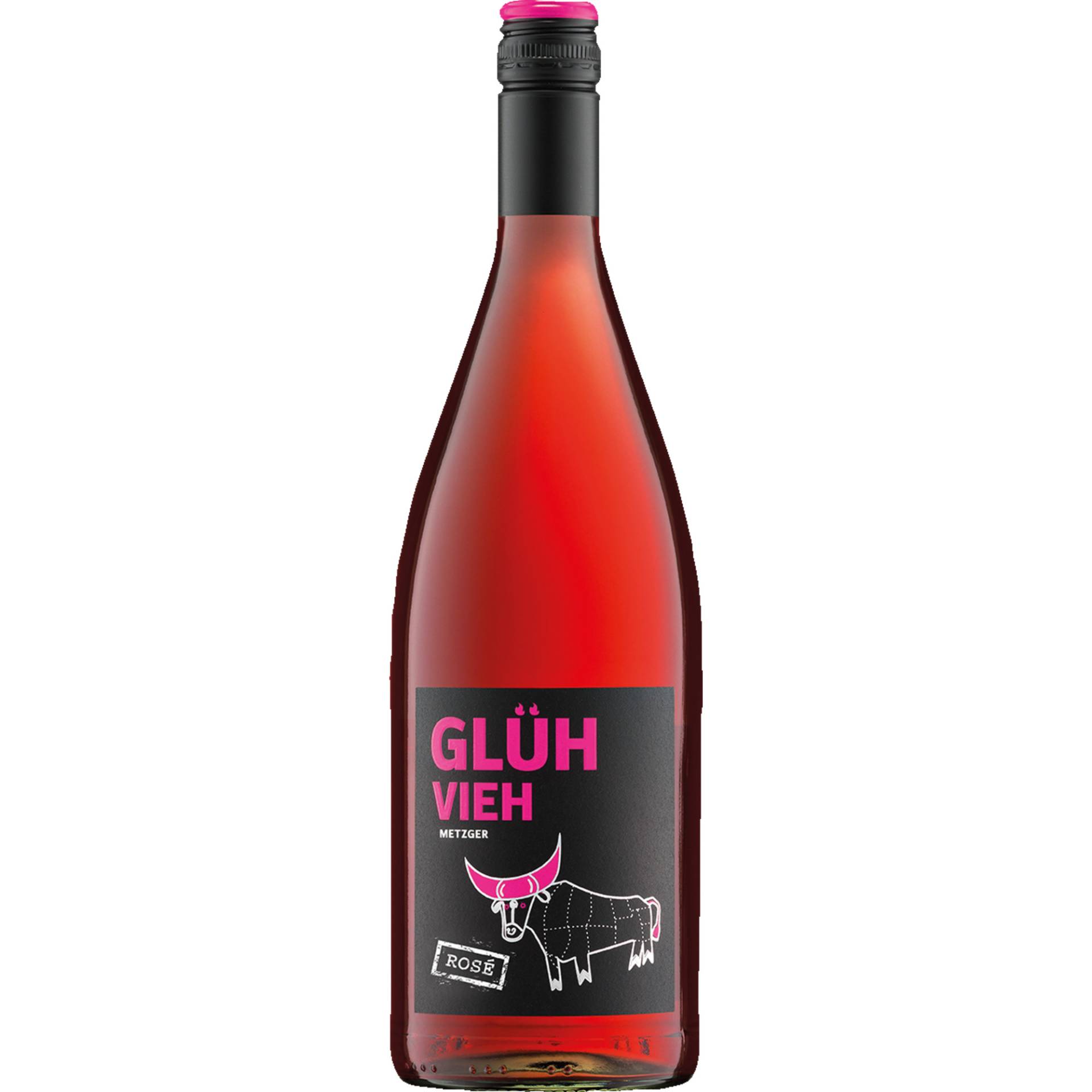 Glühvieh Rosé 1 L, Aromatisiertes weinhaltiges Getränk, Roséwein Glühvieh Rosé 1 L, Aromatisiertes weinhaltiges Getränk, Roséwein von Uli Metzger, Langgasse 32-34, D - 67269 Grünstadt-Asselheim
