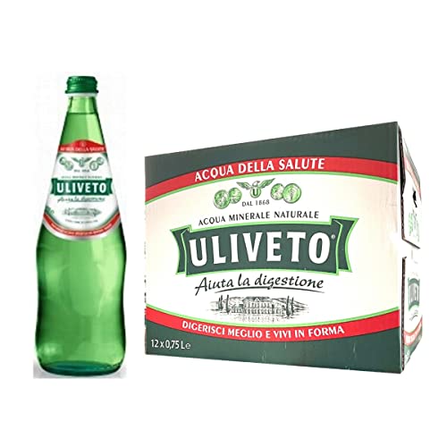 12 Natürliches Mineralwasser Uliveto 75 cl von Uliveto