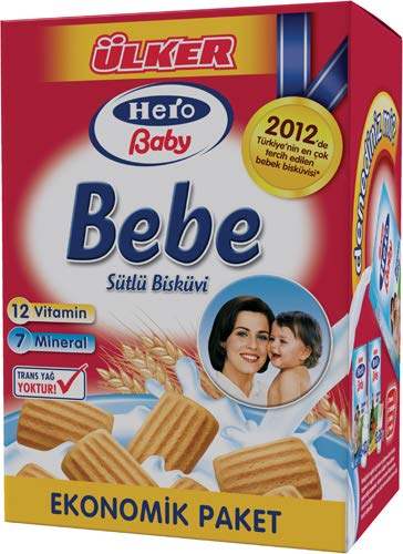 Ulker Milch Bebe Kekse 800g Dose Importiert Ülker Bebe Bisküvisi von Ulker