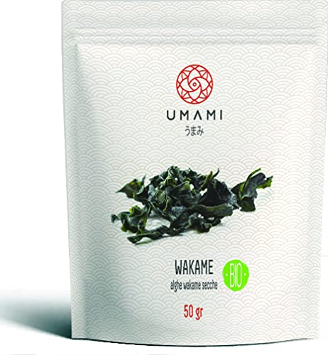 Umami Bio-Sonnengetrocknete Wakame-Algen, geerntet in Irland, 50 g Unberührte Meere Irlands, sonnengetrocknet – handgefertigt, um alle Eigenschaften zu bewahren von Umami