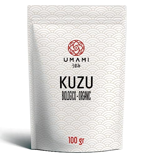 Umami Kuzu BIO Japanese - 100 gr - Hergestellt in Japan nach traditionellen Methoden, ideal für seine slötenarischen Eigenschaften und auch als Verdickungsmittel von Umami