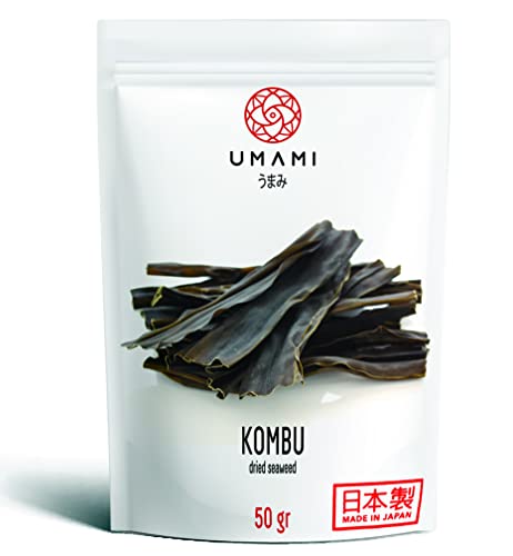 Umami Kombu-Algen aus Japan, Premium-Qualität, 50 g – Erste Ernte, unberührte Meere im Süden Japans, Eiskation in der Sonne! von Umami