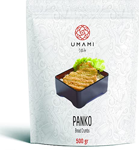 Umami Panko japanische Semmelbrösel 500gr – Hergestellt in Italien – Japanisches Rezept, knusprig und nicht fettig frittiert! von Umami