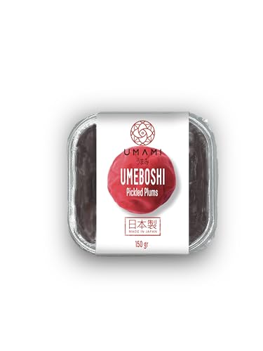Umami Umeboshi 150 g, mit Salz und Shiso fermentierte japanische Pflaumen, Hergestellt in Japan, Handwerksqualität Umami Umeboshi 150 g, mit Salz und Shiso fermentierte japanische Pflaumen, Hergestellt in Japan, Handwerksqualität von Umami