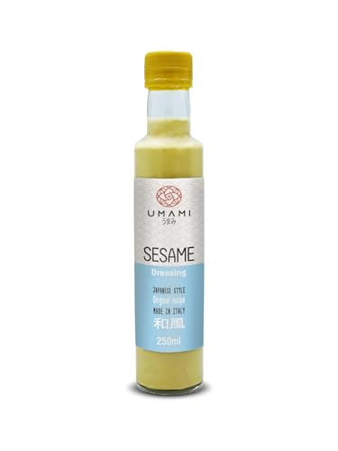 Umami japanische geröstete Sesamsauce (Kingoma-Dressing) 250 ml – wir verwenden bei niedriger Temperatur gerösteten Bio-Sesam und japanisches Soja von Umami