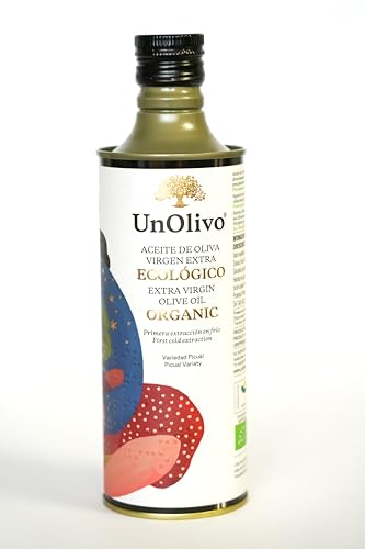 UnOlivo Bio Natives Olivenöl Extra 50cl Dórica Lata | Sorte Picual | Hell und sauber UnOlivo Bio Natives Olivenöl Extra 50cl Dórica Lata | Sorte Picual | Hell und sauber von UnOlivo
