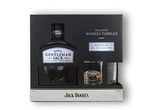 1 Geschenkbox Gentleman Jack a 0,7L inclusive Whisky Tumbler (40% Vol) von Unbekannt