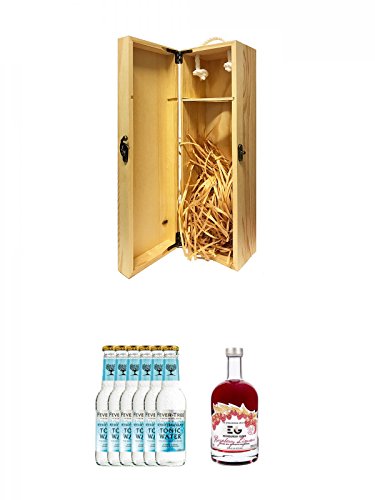 1a Whisky Holzbox für 1 Flasche mit Hakenverschluss + Fever Tree Mediterranean Tonic Water 6 x 0,2 Liter + Edinburgh Gin Raspberry Gin Likör 0,5 Liter 1a Whisky Holzbox für 1 Flasche mit Hakenverschluss + Fever Tree Mediterranean Tonic Water 6 x 0,2 Liter + Edinburgh Gin Raspberry Gin Likör 0,5 Liter von Unbekannt