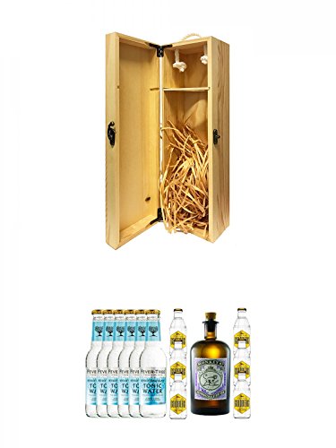 1a Whisky Holzbox für 1 Flasche mit Hakenverschluss + Fever Tree Mediterranean Tonic Water 6 x 0,2 Liter + Monkey 47 Gin & 6 x Goldberg 0,2 Tonic Set 1a Whisky Holzbox für 1 Flasche mit Hakenverschluss + Fever Tree Mediterranean Tonic Water 6 x 0,2 Liter + Monkey 47 Gin & 6 x Goldberg 0,2 Tonic Set von Unbekannt