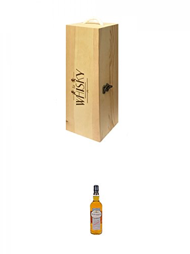1a Whisky Holzbox für 1 Flasche mit Hakenverschluss + Finlaggan The Original Cask Strength Islay Single Malt Whisky 0,7 Liter von Unbekannt
