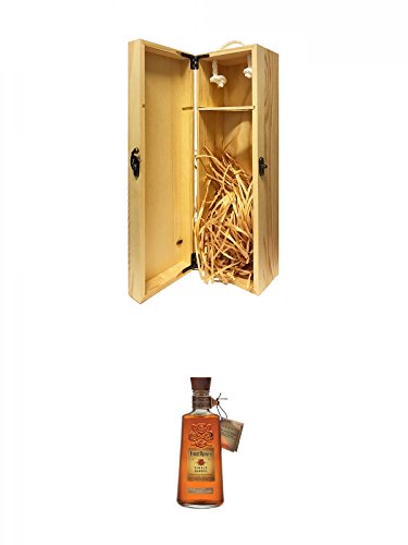 1a Whisky Holzbox für 1 Flasche mit Hakenverschluss + Four Roses Single Barrel Selection Straight Bourbon 0,7 Liter von Unbekannt