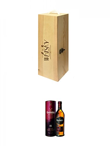 1a Whisky Holzbox für 1 Flasche mit Hakenverschluss + Glenfiddich 15 Jahre Single Malt Whisky 0,7 Liter 1a Whisky Holzbox für 1 Flasche mit Hakenverschluss + Glenfiddich 15 Jahre Single Malt Whisky 0,7 Liter von Unbekannt