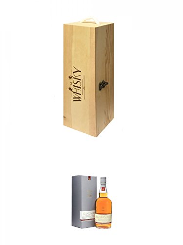 1a Whisky Holzbox für 1 Flasche mit Hakenverschluss + Glenkinchie Distillers Edition Amontillado Finish 0,7 Liter von Unbekannt