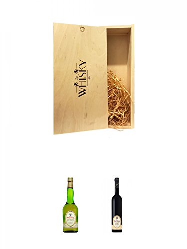 1a Whisky Holzbox für 2 Flaschen mit Schiebedeckel + Pere Magloire Calvados Fine Pays d' Auge Frankreich 0,7 Liter + Pere Magloire Calvados XO Pays d' Auge Frankreich 0,7 Liter 1a Whisky Holzbox für 2 Flaschen mit Schiebedeckel + Pere Magloire Calvados Fine Pays d' Auge Frankreich 0,7 Liter + Pere Magloire Calvados XO Pays d' Auge Frankreich 0,7 Liter von Unbekannt