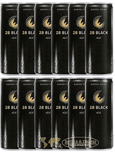 28 Black Energie Drink Acai (schwarz) 12 x 0,25 Liter von 28 Black Energie Drink Acai (schwarz) 12 x 0,25 Liter