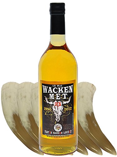 3 x Wacken Met 0,75 Liter + 6 Trinkhörner 0,2 Liter 3 x Wacken Met 0,75 Liter + 6 Trinkhörner 0,2 Liter von Unbekannt