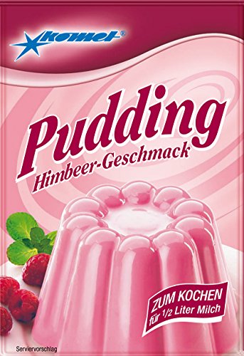 5x Pudding Himbeer-Geschmack von Komet 5x Pudding Himbeer-Geschmack von Komet von Unbekannt
