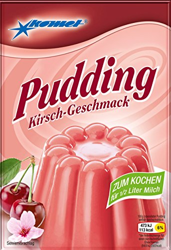 5x Pudding Kirsch-Geschmack von Komet von Unbekannt