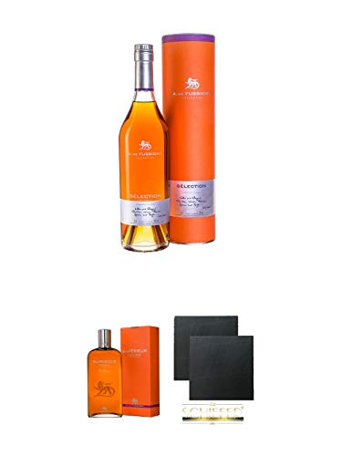 A. De Fussigny ADF Selection mit Geschenkpackung 0,7 Liter + A. De Fussigny ADF SUPERIEUR Fine Champagne 0,7 Liter + Schiefer Glasuntersetzer eckig ca. 9,5 cm Ø 2 Stück A. De Fussigny ADF Selection mit Geschenkpackung 0,7 Liter + A. De Fussigny ADF SUPERIEUR Fine Champagne 0,7 Liter + Schiefer Glasuntersetzer eckig ca. 9,5 cm Ø 2 Stück von Unbekannt