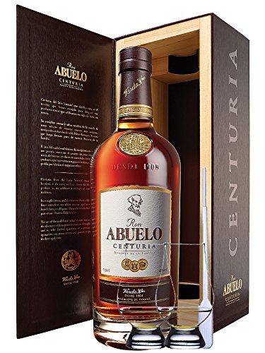 Abuelo Centuria Rum Panama 0,7 Liter + 2 Glencairn Gläser + Einwegpipette 1 Stück von Unbekannt