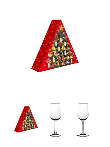 Adventskalender Elztalbrennerei Weis Edelobstbrände & Liköre 2 x 24 x 0,02 Liter + Nosing Gläser Kelchglas Bugatti 2 Stück von Unbekannt