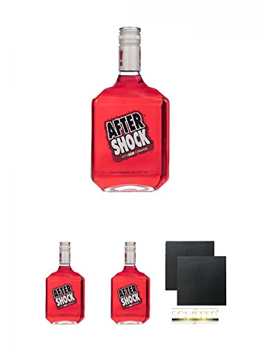 After Shock Hot & Cool Red Likör 0,7 Liter + After Shock Hot & Cool Red Likör 0,7 Liter + After Shock Hot & Cool Red Likör 0,7 Liter + Schiefer Glasuntersetzer eckig ca. 9,5 cm Ø 2 Stück After Shock Hot & Cool Red Likör 0,7 Liter + After Shock Hot & Cool Red Likör 0,7 Liter + After Shock Hot & Cool Red Likör 0,7 Liter + Schiefer Glasuntersetzer eckig ca. 9,5 cm Ø 2 Stück von Unbekannt