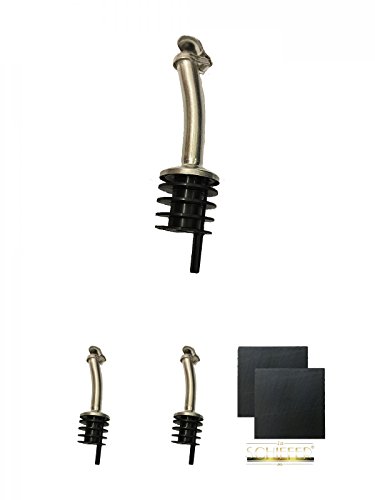 Alpenschnaps Ausgießer 1 Stück + Alpenschnaps Ausgießer 1 Stück + Alpenschnaps Ausgießer 1 Stück + Schiefer Glasuntersetzer eckig ca. 9,5 cm Ø 2 Stück Alpenschnaps Ausgießer 1 Stück + Alpenschnaps Ausgießer 1 Stück + Alpenschnaps Ausgießer 1 Stück + Schiefer Glasuntersetzer eckig ca. 9,5 cm Ø 2 Stück von Unbekannt
