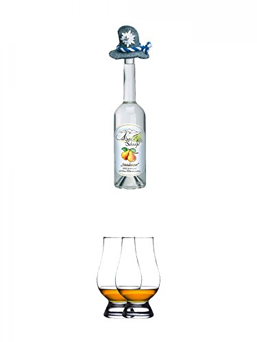 Alpenschnaps Steinbeisser Williamsbirne 0,5 Liter + The Glencairn Glas Stölzle 2 Stück von Unbekannt