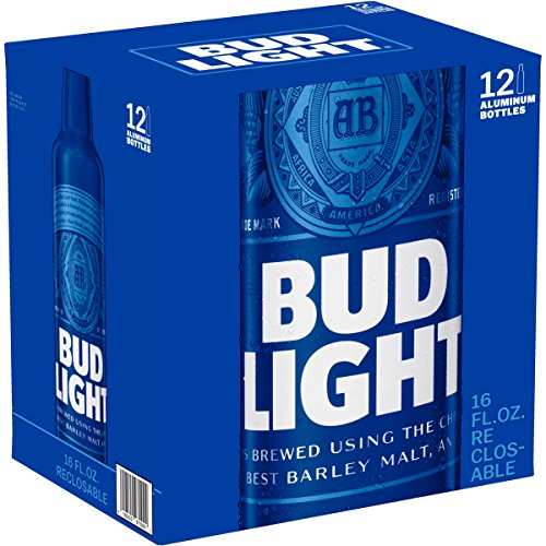 Anheuser Busch Bud Light - Aluminium Bottles (12 x 0.473 l) von Budweiser