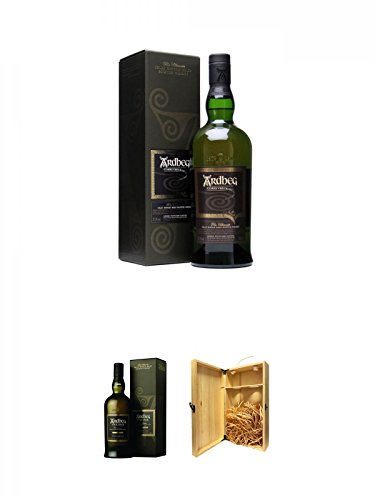 Ardbeg Corryvreckan Islay Single Malt Whisky 0,7 Liter + Ardbeg Uigeadail Islay Single Malt Whisky 0,7 Liter + 1a Whisky Holzbox für 2 Flaschen mit Hakenverschluss von Unbekannt