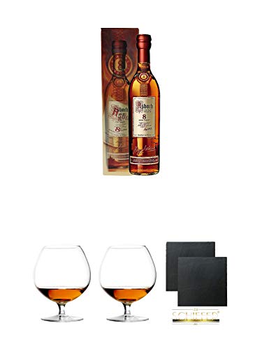 Asbach Uralt Privatbrand 8 Jahre 0,7 Liter + Cognacglas/Schwenker Stölzle 1 Stück - 103/18 + Cognacglas/Schwenker Stölzle 1 Stück - 103/18 + Schiefer Glasuntersetzer eckig ca. 9,5 cm Ø 2 Stück Asbach Uralt Privatbrand 8 Jahre 0,7 Liter + Cognacglas/Schwenker Stölzle 1 Stück - 103/18 + Cognacglas/Schwenker Stölzle 1 Stück - 103/18 + Schiefer Glasuntersetzer eckig ca. 9,5 cm Ø 2 Stück von Diverse