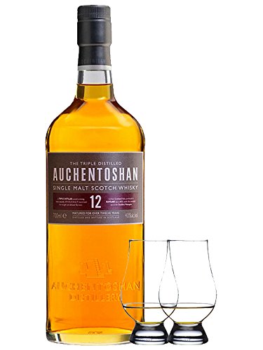 Auchentoshan 12 Jahre Single Malt Whisky 0,7 Liter + 2 Glencairn Gläser von Unbekannt
