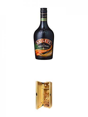 Baileys Cream Sahne Whiskylikör Irland 0,7 Liter + 1a Whisky Holzbox für 1 Flasche mit Hakenverschluss Baileys Cream Sahne Whiskylikör Irland 0,7 Liter + 1a Whisky Holzbox für 1 Flasche mit Hakenverschluss von Unbekannt
