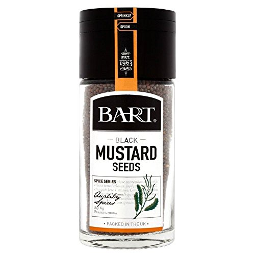Bart schwarzer Senf (55 g) - Packung mit 2 von BART