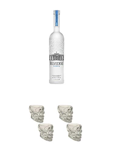 Belvedere Vodka Polen 0,7 Liter + Wodka Totenkopf Shotglas 2 Stück + Wodka Totenkopf Shotglas 2 Stück Belvedere Vodka Polen 0,7 Liter + Wodka Totenkopf Shotglas 2 Stück + Wodka Totenkopf Shotglas 2 Stück von Unbekannt