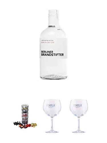 Berliner Brandstifter Dry Gin Deutschland 0,35 Liter + Gin Flight Gewürze zum Verfeinern von Gin Tonic 1er Pack 1 x 12 Gramm + Citadelle Ballon GIN Glas 1 Stück + Citadelle Ballon GIN Glas 1 Stück Berliner Brandstifter Dry Gin Deutschland 0,35 Liter + Gin Flight Gewürze zum Verfeinern von Gin Tonic 1er Pack 1 x 12 Gramm + Citadelle Ballon GIN Glas 1 Stück + Citadelle Ballon GIN Glas 1 Stück von Unbekannt