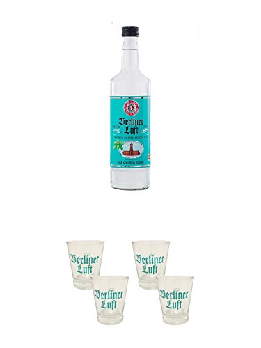 Berliner Luft Pfefferminzlikör 0,7 Liter + Berliner Luft Shot Glas 4cl 2 Stück + Berliner Luft Shot Glas 4cl 2 Stück Berliner Luft Pfefferminzlikör 0,7 Liter + Berliner Luft Shot Glas 4cl 2 Stück + Berliner Luft Shot Glas 4cl 2 Stück von Diverse