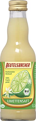 Beutelsbacher Bio Limettensaft naturtrüber Direktsaft (1 x 0,20 l) von Beutelsbacher