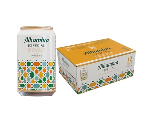Bier Alhambra Especial 12x33cl (Box 12 Dosen) von ALHAMBRA