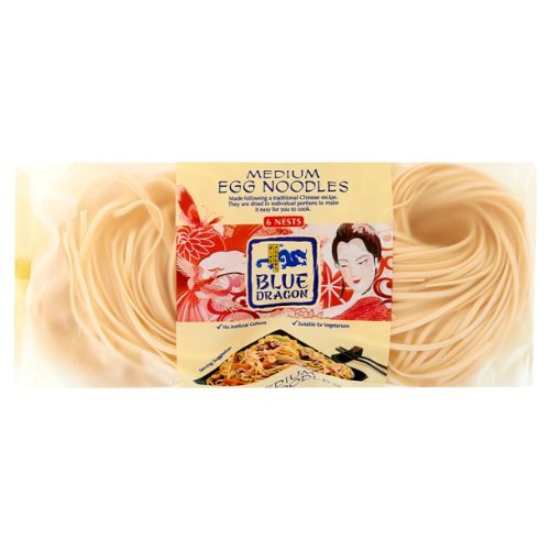 Blue Dragon Egg Noodles Medium 4x300g von Unbekannt