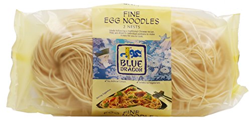 Blue Dragon Feine Eiernudeln (300 g) - Packung mit 2 von Blue Dragon