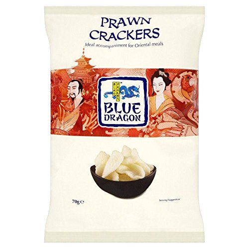 Blue Dragon Garnele-Cracker (70g) - Packung mit 2 von Blue Dragon