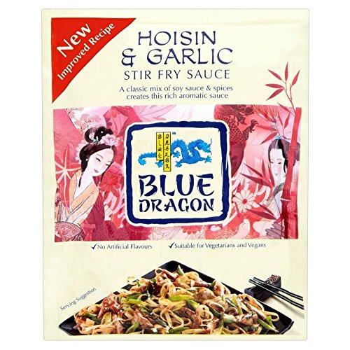 Blue Dragon Stir Fry Sauce - Hoi Sin & Garlic (120g) - Packung mit 6 von Blue Dragon