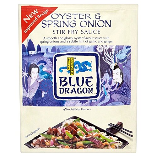 Blue Dragon Stir Fry Sauce - Oyster & Frühlingszwiebeln (120g) - Packung mit 6 von Blue Dragon