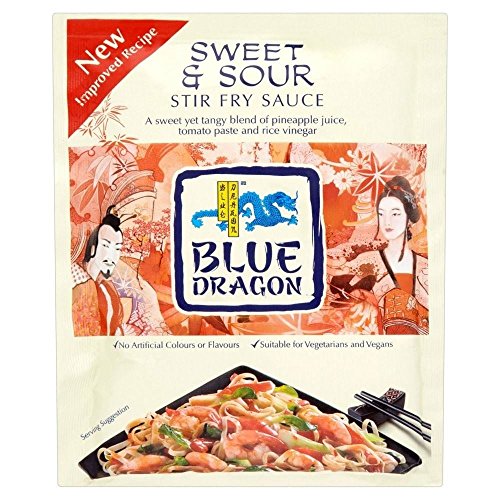Blue Dragon Stir Fry Sauce - Sweet & Sour (120g) - Packung mit 6 von Blue Dragon