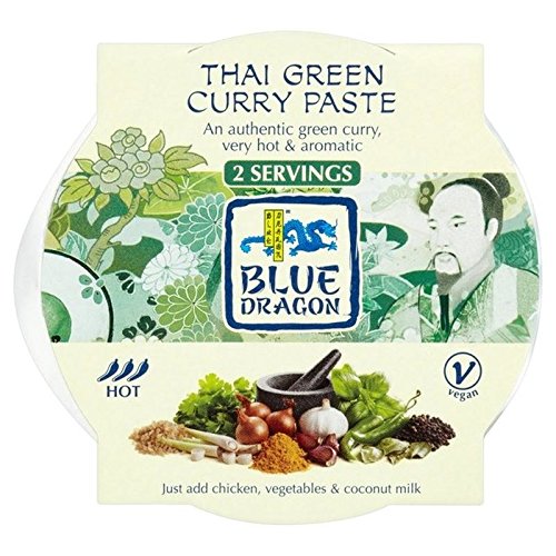 Blue Dragon Thai Curry Grün Pasta Pot 50 g (Packung von 2) von Blue Dragon