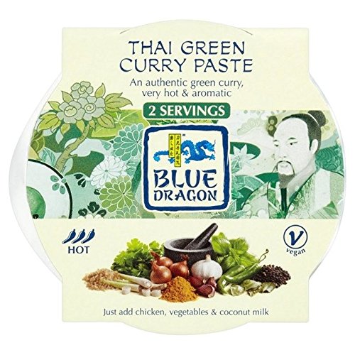 Blue Dragon Thai Curry Grün Pasta Pot 50 g (Packung von 2) von Blue Dragon