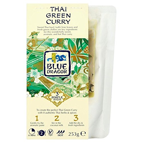 Blue Dragon Thai Grünem Curry 3 Stufe Kit 225G von Blue Dragon